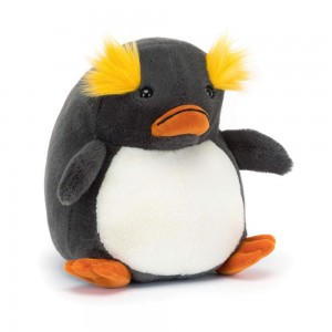 Pluszaki Jellycat Maurice Macaroni Penguin,20cm x 13cm x 17cm Czarne | Polska FBER-48615