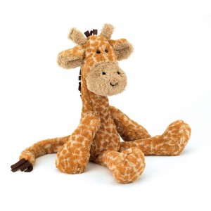 Pluszaki Jellycat Merryday Giraffe,39cm x 10cm x 8cm Żółte | Polska BATX-52081