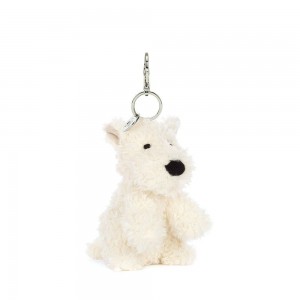 Pluszaki Jellycat Munro Scottie Piesek,16cm x 6cm x 5cm Białe | Polska CEMS-61027