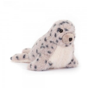 Pluszaki Jellycat Nauticool Spotty Seal,8cm x 5cm x 14cm Beżowe | Polska ROLB-62780