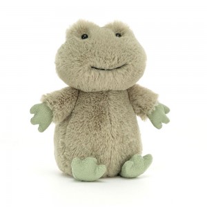 Pluszaki Jellycat Nippit Frog,14cm x 7cm x 6cm Zielone | Polska MOFI-74908