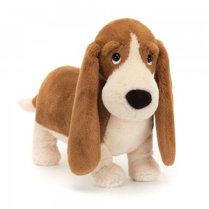 Pluszaki Jellycat Randall Basset Hound,23cm x 12cm x 32cm Brązowe | Polska IFJS-83967