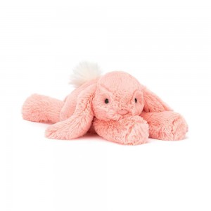 Pluszaki Jellycat Smudge Apricot Rabbit,13cm x 11cm x 24cm Pomarańczowe | Polska LDPR-21549