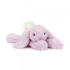 Pluszaki Jellycat Smudge Lavender Rabbit,13cm x 11cm x 24cm Fioletowe | Polska IAXR-53914
