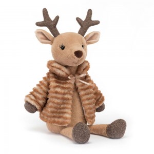 Pluszaki Jellycat Sofia Reindeer,44cm x 13cm x 12cm Brązowe | Polska OCXJ-60271