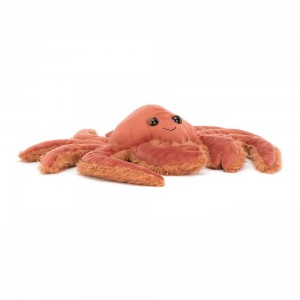 Pluszaki Jellycat Spindleshanks Crab,10cm x 40cm x 36cm Pomarańczowe | Polska CAZW-57243