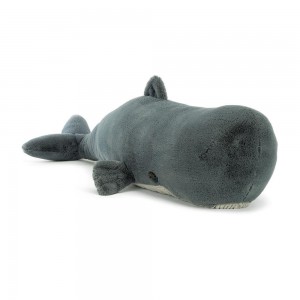 Pluszaki Jellycat Sullivan the Sperm Whale,21cm x 19cm x 73cm Szare | Polska WTPB-72481