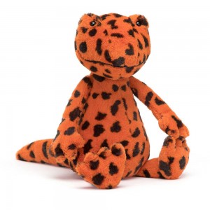 Pluszaki Jellycat Syd Salamander,29cm x 11cm x 24cm Pomarańczowe | Polska WIBD-64085
