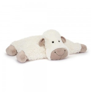Pluszaki Jellycat Truffles Sheep,24cm x 64cm x 37cm Białe | Polska PTKB-78963