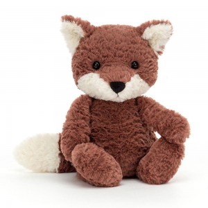 Pluszaki Jellycat Tumbletuft Fox,20cm x 9cm x 8cm Pomarańczowe | Polska VWKE-50391