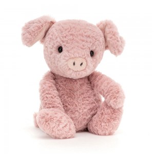 Pluszaki Jellycat Tumbletuft Pig,7.9in x 3.5in x 3.1in Różowe | Polska QEWP-28107