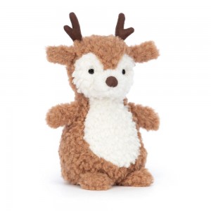 Pluszaki Jellycat Wee Reindeer,4.7in x 2.8in x 2.4in Brązowe | Polska WJOD-94052