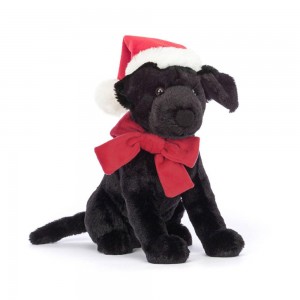 Pluszaki Jellycat Winter Warmer Pippa Labrador,8.7in x 3.1in x 5.9in Czarne | Polska VNXB-52984