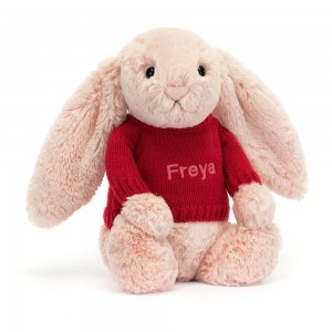 Swetry Jellycat Bashful Blush Króliczek,31cm x 12cm x 9cm Różowe | Polska PENR-63245