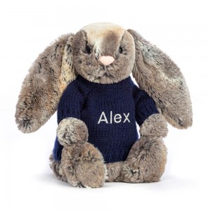 Swetry Jellycat Bashful Cottontail Króliczek,31cm x 12cm x 9cm Brązowe | Polska XPLR-59126