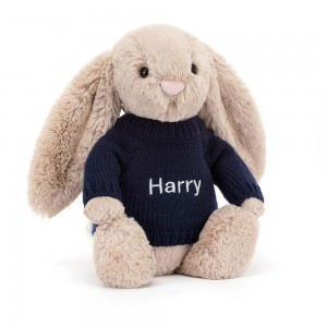 Swetry Jellycat Bashful Króliczek,31cm x 12cm x 9cm Beżowe | Polska XGWL-08265