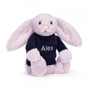 Swetry Jellycat Bashful Lilac Króliczek,31cm x 12cm x 9cm Fioletowe | Polska SGZA-95826