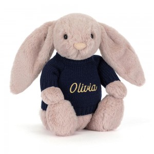 Swetry Jellycat Bashful Luxe Króliczek,31cm x 12cm x 9cm Różowe | Polska NCOJ-89475