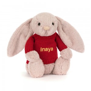 Swetry Jellycat Bashful Luxe Króliczek,31cm x 12cm x 9cm Różowe | Polska MLXT-57083