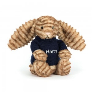 Swetry Jellycat Bashful Luxe Króliczek Juniper,31cm x 12cm x 9cm Brązowe | Polska EQFX-71098