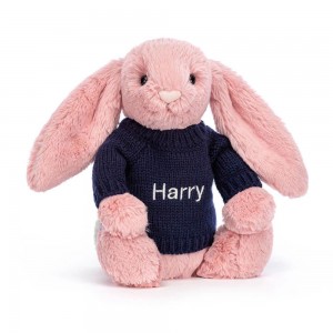 Swetry Jellycat Bashful Petal Króliczek,31cm x 12cm x 9cm Różowe | Polska NMGA-14906