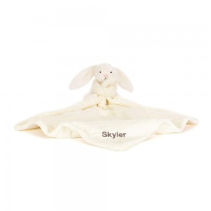 Szmatka Przytulanka Jellycat Bashful Cream Króliczek,15cm x 34cm x 34cm Białe | Polska VZUF-06751