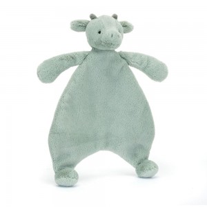 Szmatka Przytulanka Jellycat Bashful Dragon,27cm x 20cm x 7cm Zielone | Polska GUTH-08412