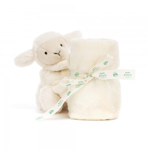 Szmatka Przytulanka Jellycat Bashful Lamb,15cm x 34cm x 34cm Białe | Polska GTOQ-06574