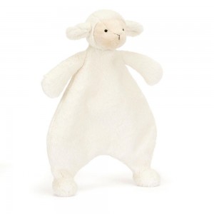 Szmatka Przytulanka Jellycat Bashful Lamb,27cm x 20cm x 7cm Białe | Polska KERI-19702