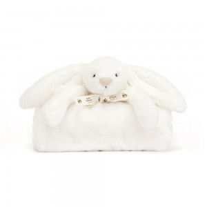 Szmatka Przytulanka Jellycat Bashful Luxe Króliczek Szmatka Przytulanka,27cm x 20cm x 7cm Kremowe | Polska NIML-23196