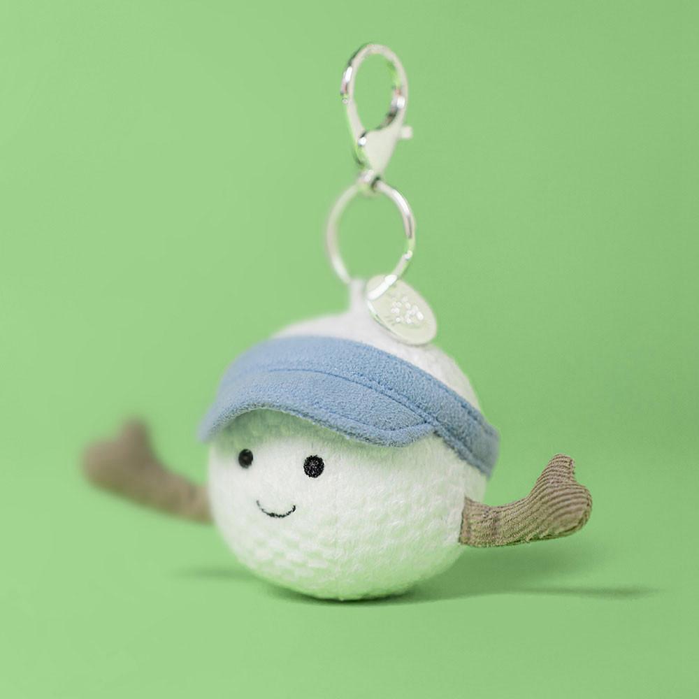 Brelok Jellycat Amuseables Golf,12cm x 6cm x 6cm Białe | Polska  TLHY-95047