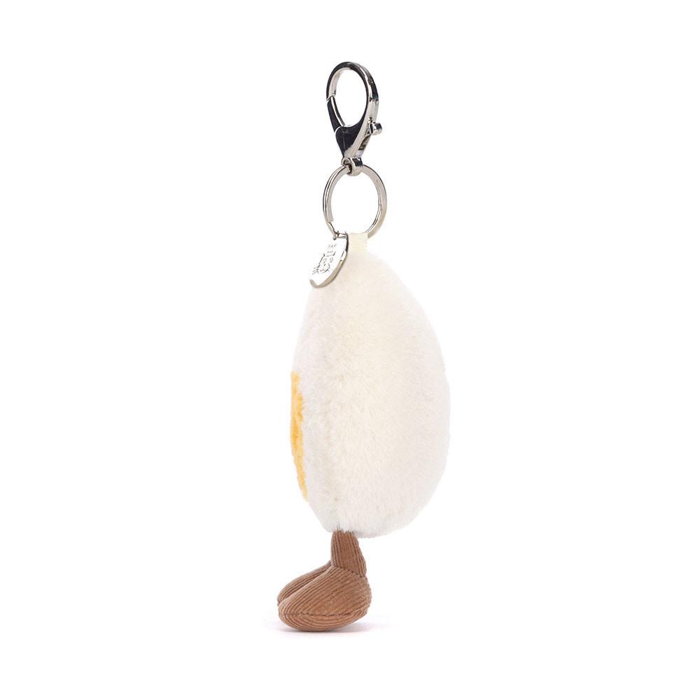 Brelok Jellycat Amuseables Happy Boiled Jajko,18cm x 7cm x 3cm Białe | Polska  IVQS-82913