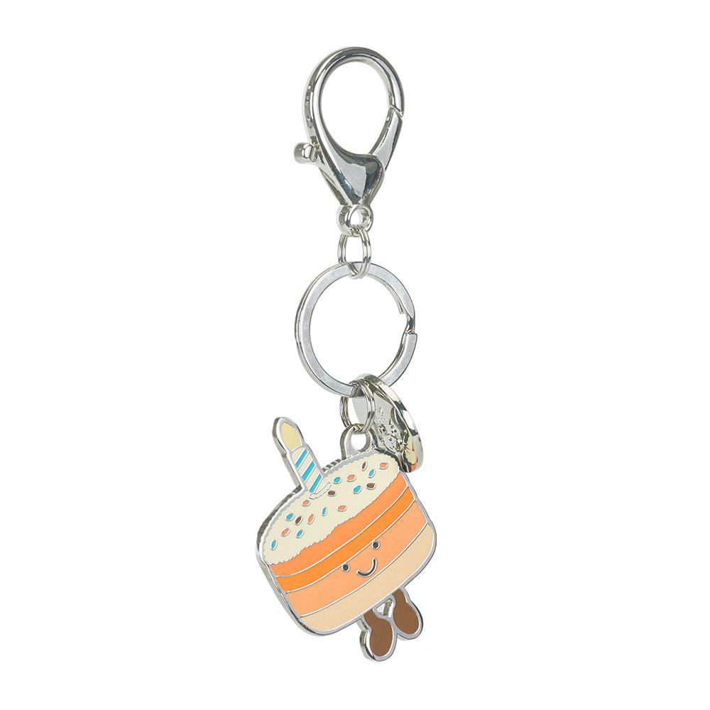 Brelok Jellycat Amuseables Jellina Birthday Cake Keyring,11cm x 3.3cm x 0.3cm Pomarańczowe | Polska  AITM-35126