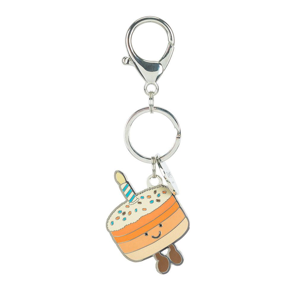 Brelok Jellycat Amuseables Jellina Birthday Cake Keyring,11cm x 3.3cm x 0.3cm Pomarańczowe | Polska  AITM-35126