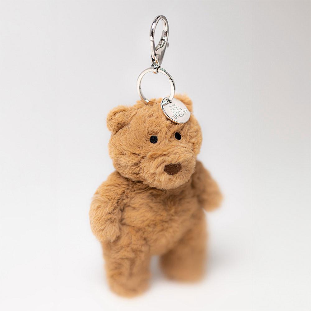 Brelok Jellycat Bartholomew Miś,18cm x 6cm x 5cm Brązowe | Polska  ERMO-29840