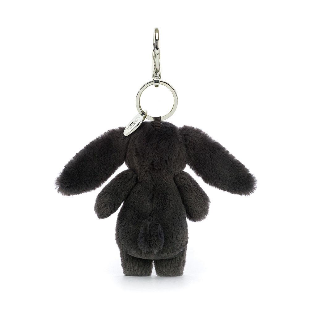 Brelok Jellycat Bashful Króliczek Inky,15cm x 4cm x 3cm Czarne | Polska  BQGU-34162