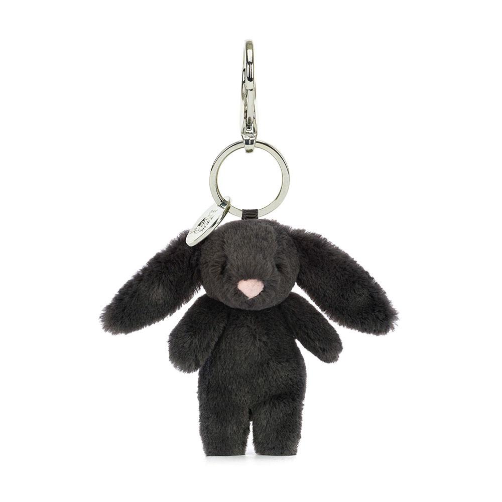 Brelok Jellycat Bashful Króliczek Inky,15cm x 4cm x 3cm Czarne | Polska  BQGU-34162