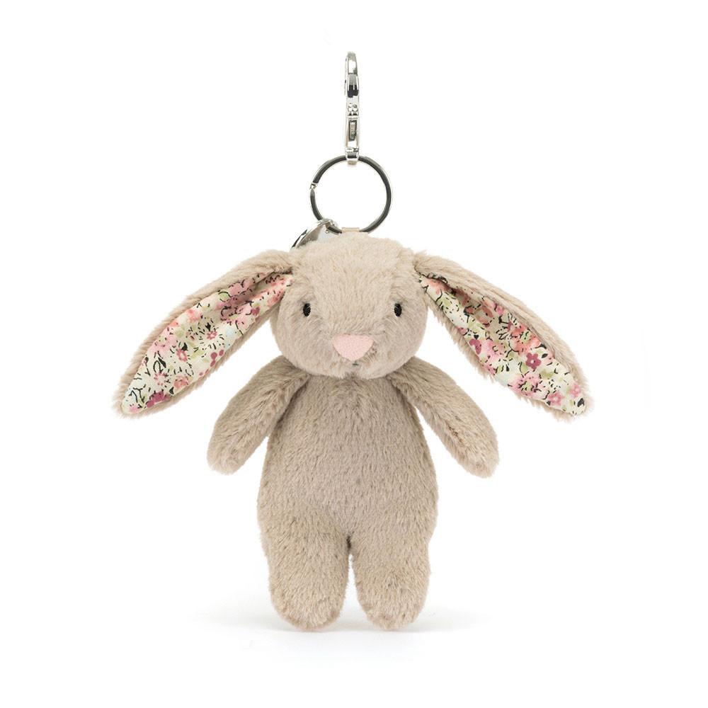 Brelok Jellycat Blossom Króliczek,17cm x 4cm x 3cm Beżowe | Polska  XQSH-57062