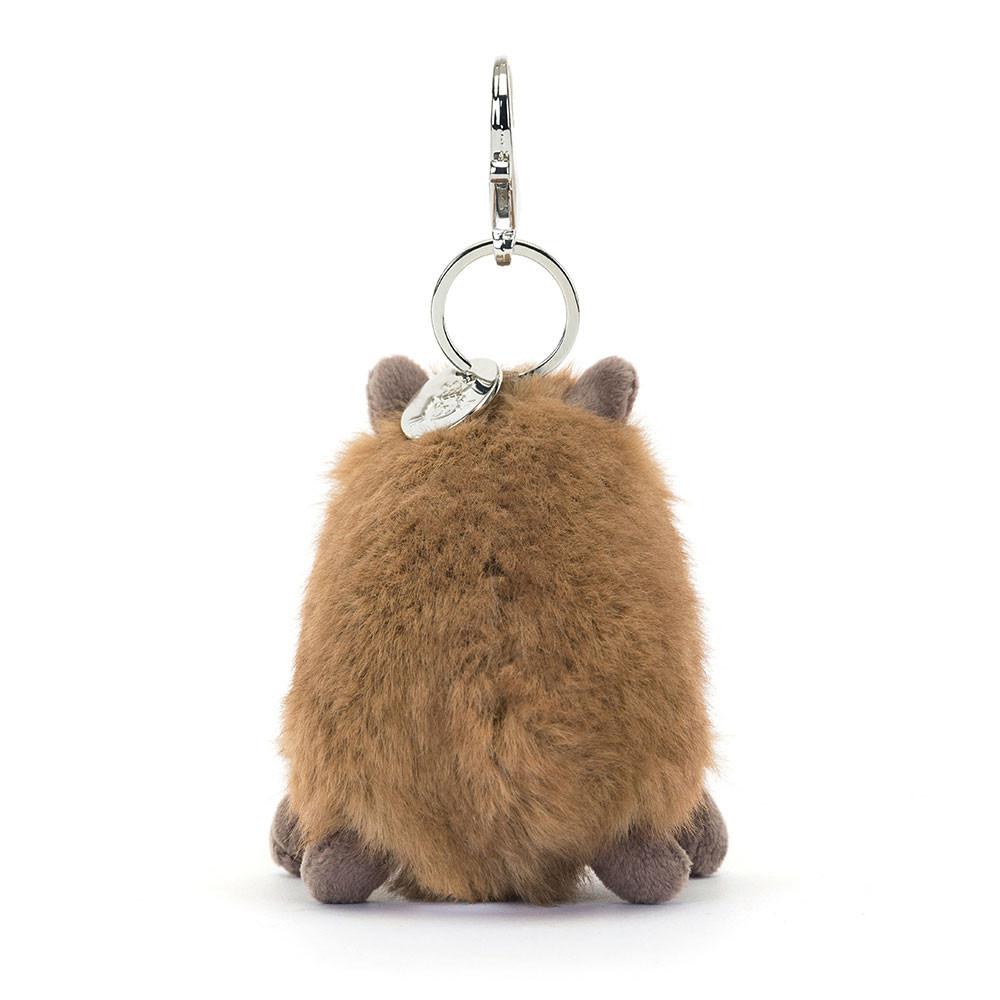 Brelok Jellycat Clyde Capybara,14cm x 6cm x 10cm Brązowe | Polska  OSBZ-82576