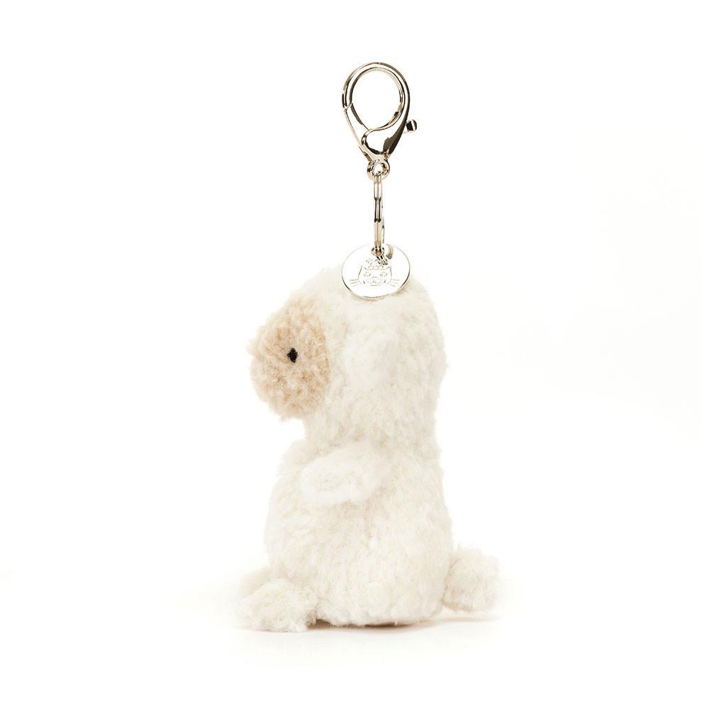 Brelok Jellycat Little Lamb,17cm x 6cm x 8cm Białe | Polska  WPON-23640