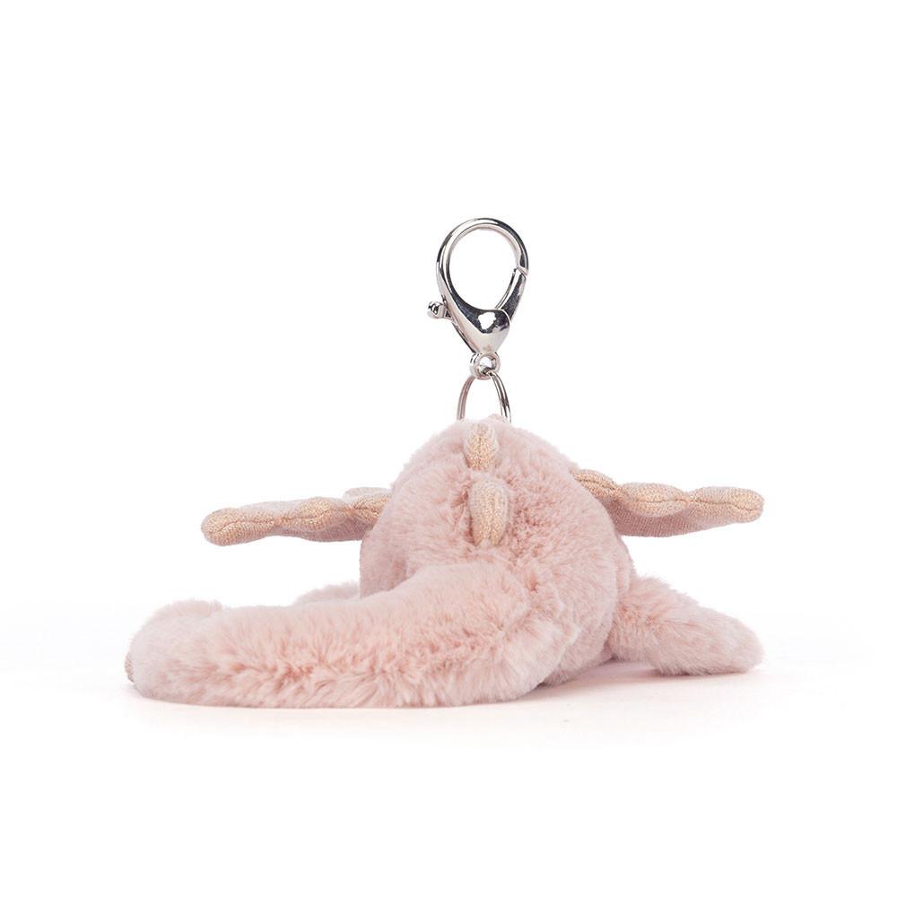 Brelok Jellycat Rose Dragon,12cm x 8cm x 22cm Różowe | Polska  KNIO-92460