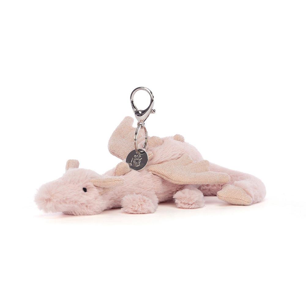 Brelok Jellycat Rose Dragon,12cm x 8cm x 22cm Różowe | Polska  KNIO-92460