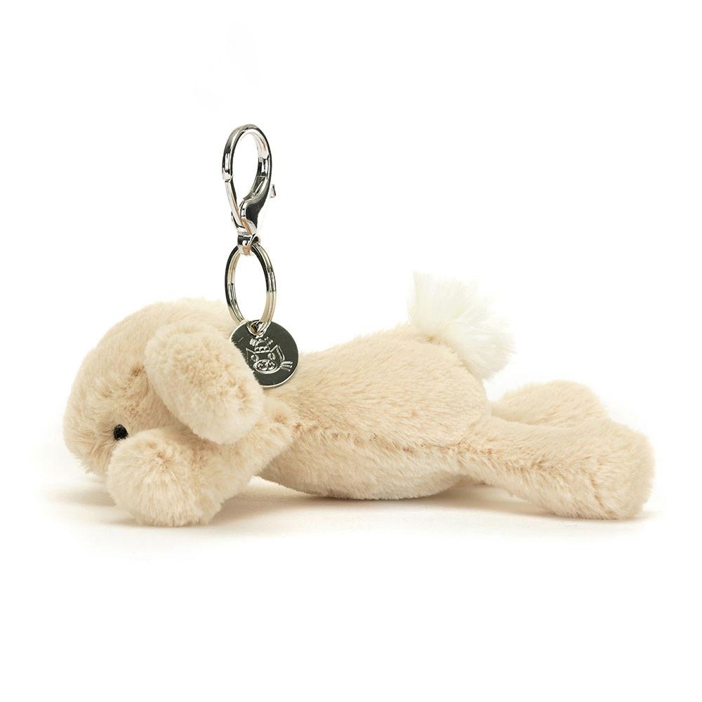 Brelok Jellycat Smudge Rabbit,13cm x 6cm x 16cm Beżowe | Polska  TLZX-03795