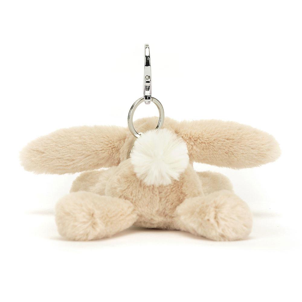 Brelok Jellycat Smudge Rabbit,13cm x 6cm x 16cm Beżowe | Polska  TLZX-03795