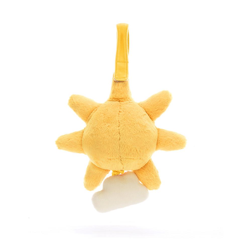 Dziecko Jellycat Amuseables Sun Musical Pull,20cm x 20cm x 5cm Żółte | Polska  XOCE-34675