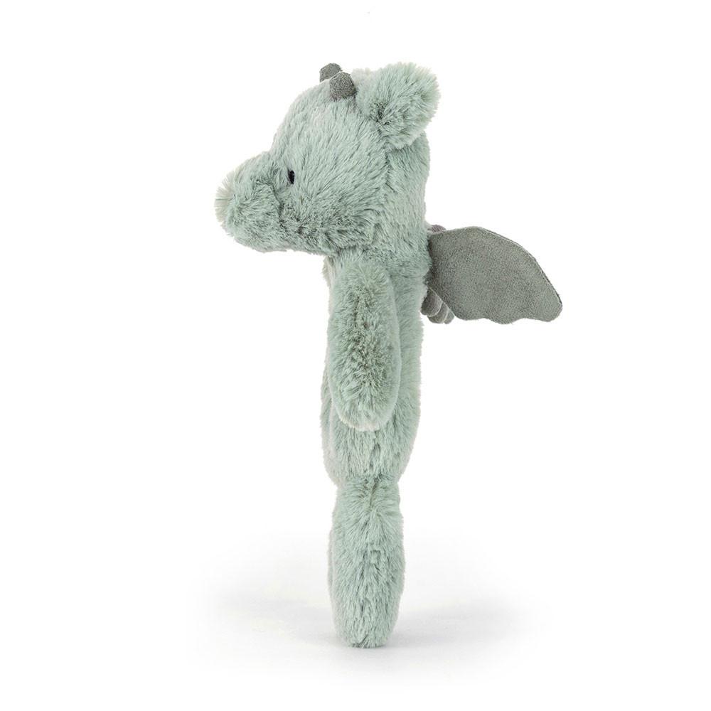 Dziecko Jellycat Bashful Dragon Ring Rattle,18cm x 8cm x 2cm Zielone | Polska  KQPH-51896