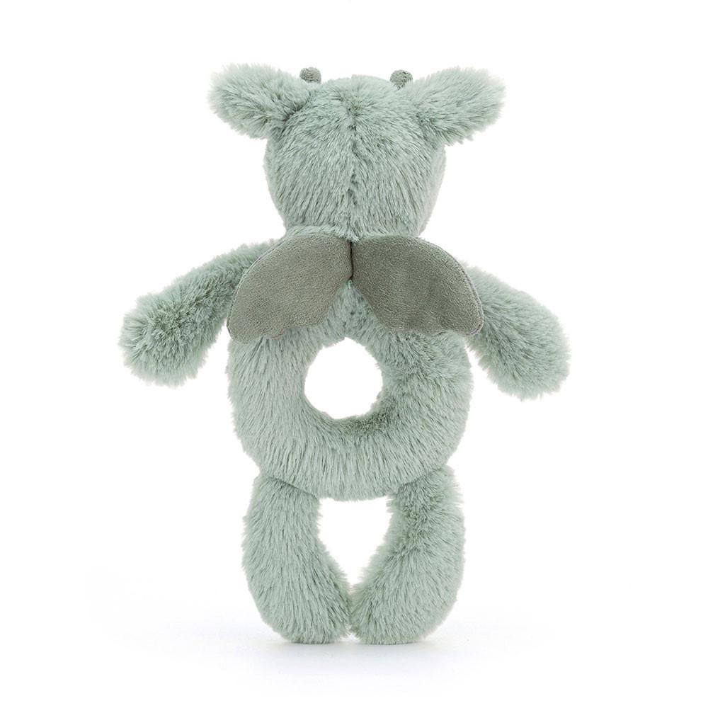 Dziecko Jellycat Bashful Dragon Ring Rattle,18cm x 8cm x 2cm Zielone | Polska  KQPH-51896