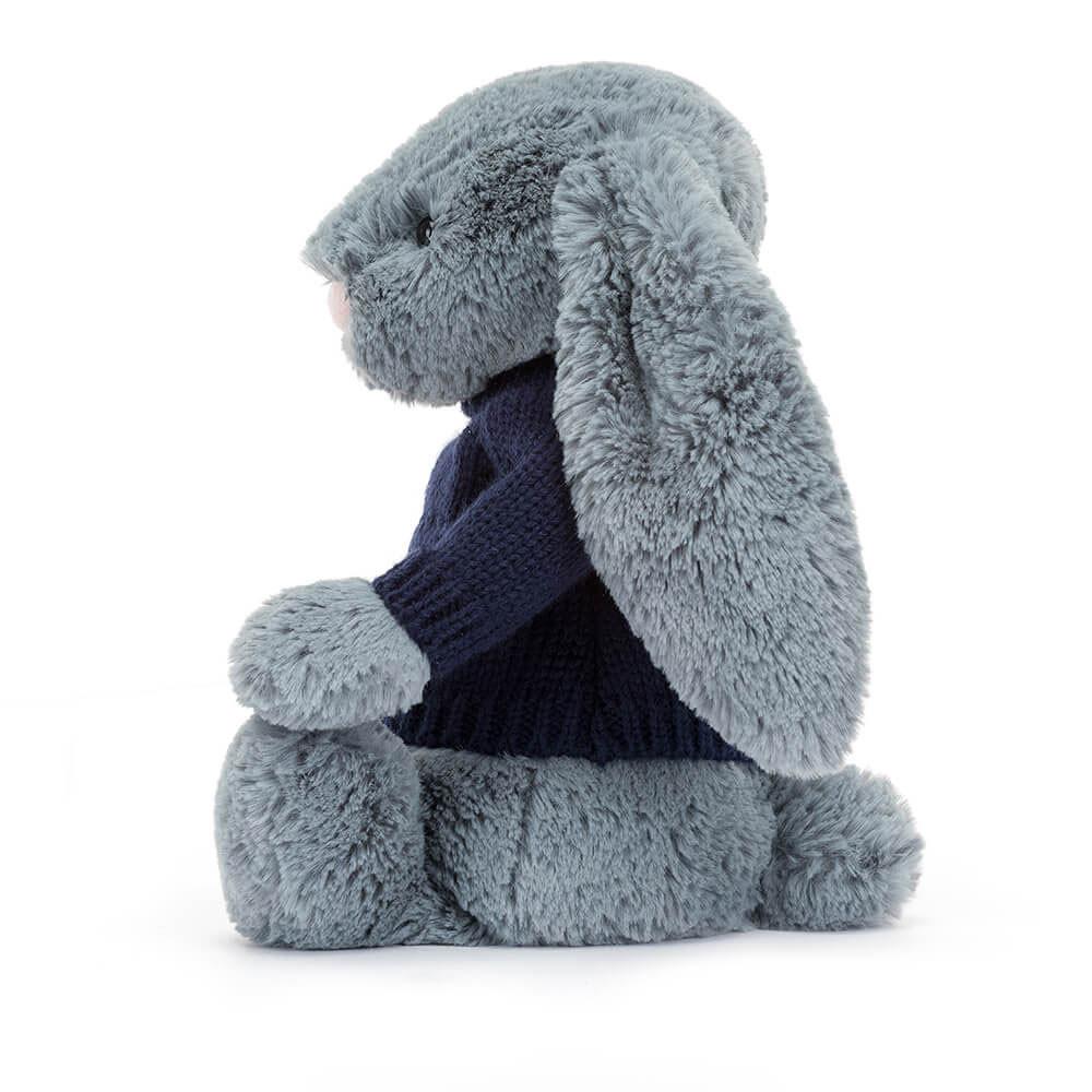 Dziecko Jellycat Bashful Dusky Króliczek,31cm x 12cm x 9cm Niebieskie | Polska  PEID-32406