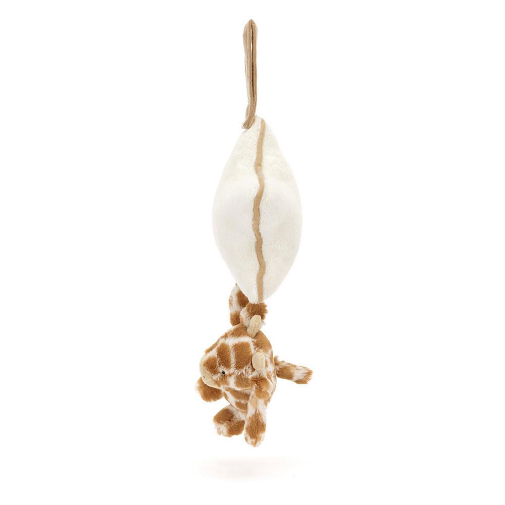 Dziecko Jellycat Bashful Giraffe Musical Pull,30cm x 20cm x 6cm Pomarańczowe | Polska  XLTP-01687