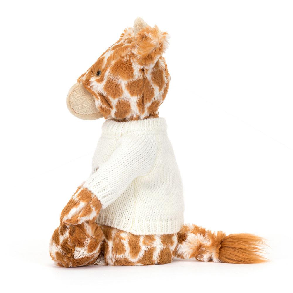 Dziecko Jellycat Bashful Giraffe with Cream,31cm x 12cm x 9cm Pomarańczowe | Polska  VYIP-68295